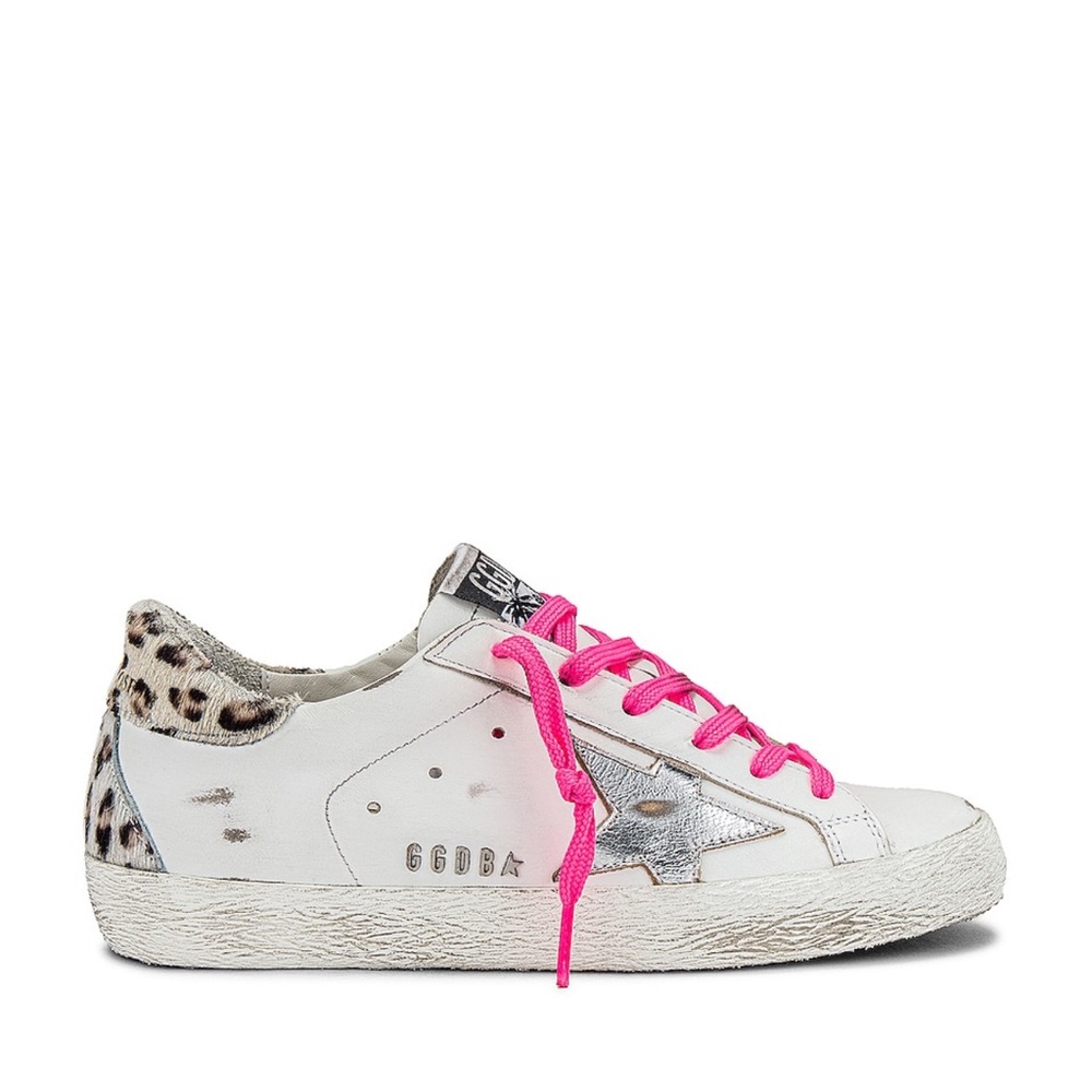 Golden Goose Deluxe Brand Super-Star Classic with Dyed Cow Fur Women’s Size 39